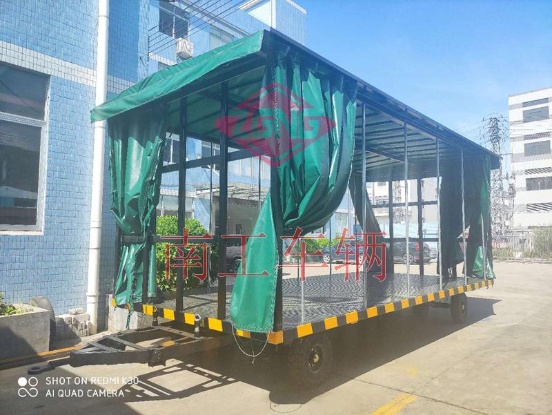 15吨雨篷双牵引米兰网web版_米兰milan（中国）篷式工具周转拖车